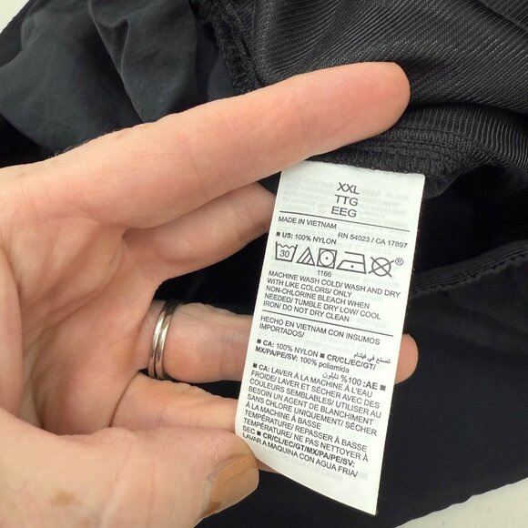 Old Navy Black Quick Dry 100% Nylon Board Swim Shorts Mens size XXL NEW - Picture 4 of 8